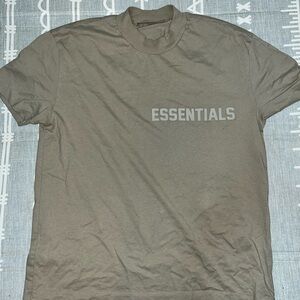 Essentials Tan Short Sleeve Men's Tee